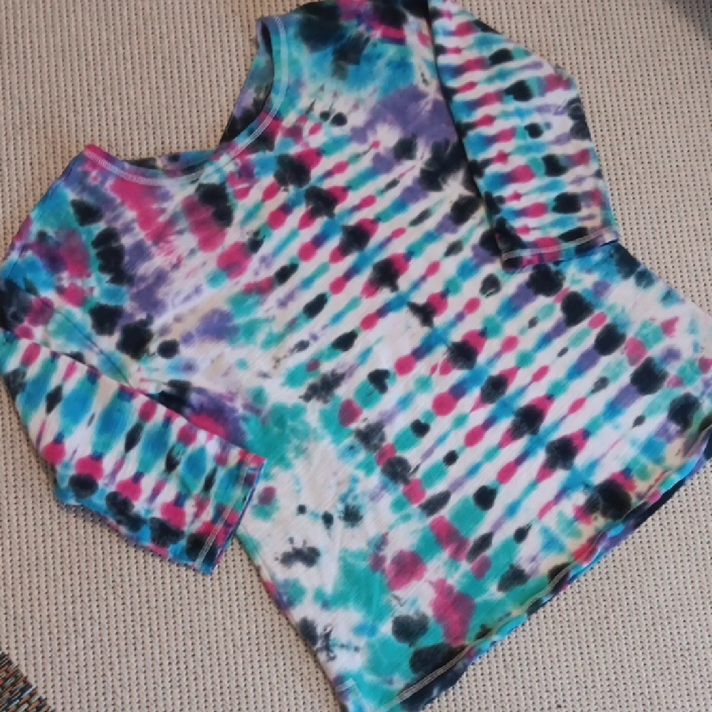 Multicolor Tie-Dye Women's Top